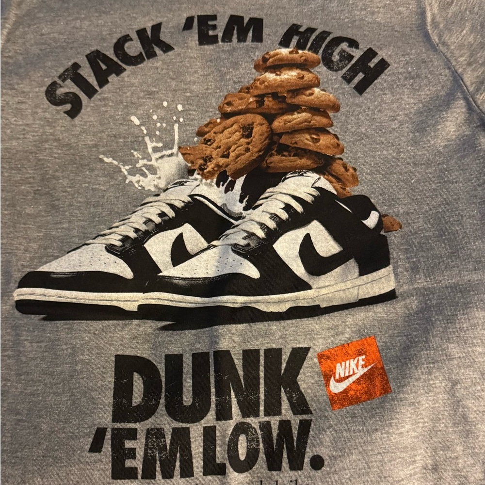 Nike Black and White Graphic Tee